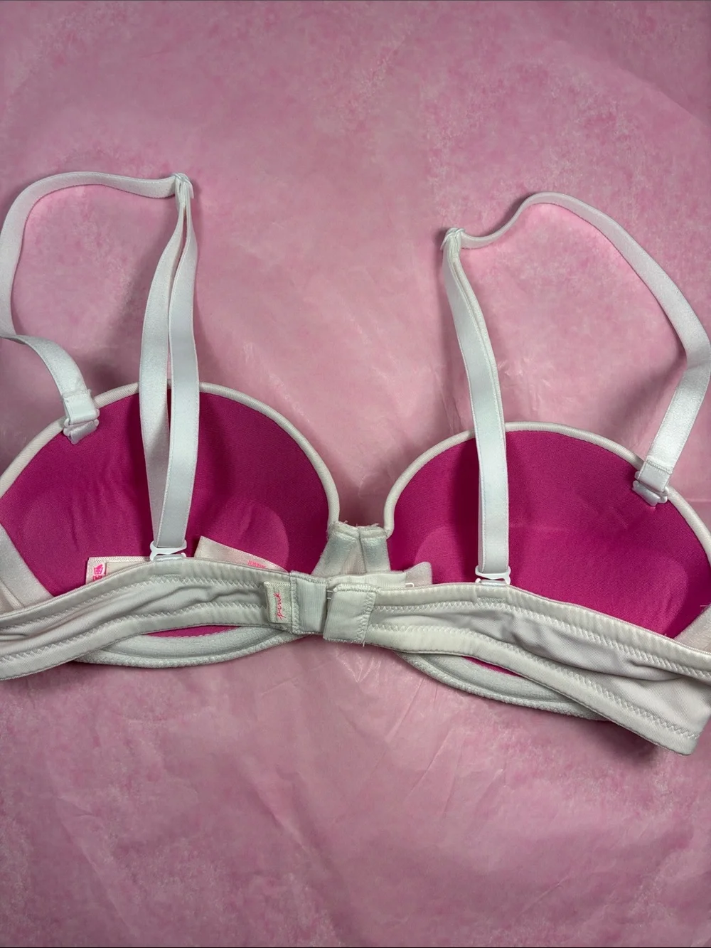 PINK Victoria's Secret Convertible Strapless Bra, size 34A, color: Classic White